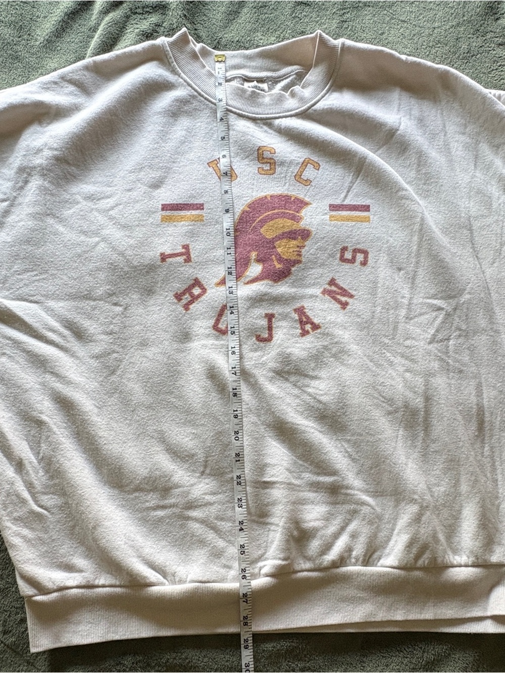 USC Trojans Cream Crewneck Sweatshirt